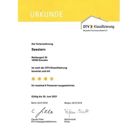 펜션 Ostseebrandung - Haus Seestern